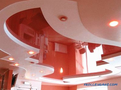 Soffitto multilivello fai da te - installazione di un soffitto a più livelli + foto e video