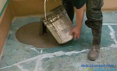 Livellamento del pavimento sotto il laminato - legno o cemento + video