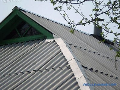 Come bloccare l'ardesia del tetto - installazione