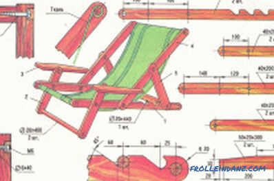 Chaise longue in legno fai-da-te: design pieghevole per il relax