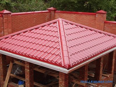 Come coprire il tetto del pergolato - la scelta del tetto (+ foto)