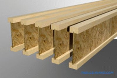 I-beam in legno fai-da-te da legname e OSB