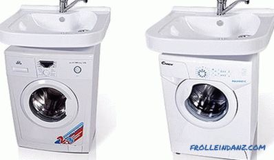 Lavello sopra la lavatrice - come scegliere e installare