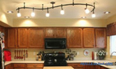 Lampadari per la cucina - foto di lampade all'interno di vari stili