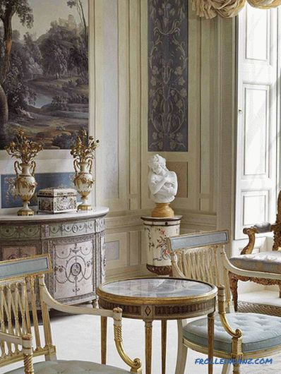 Stile rococò negli interni - le caratteristiche del Rococo (+ foto)