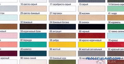 Come scegliere un colore stucco - suggerimenti su come scegliere un colore stucco + tabella dei colori