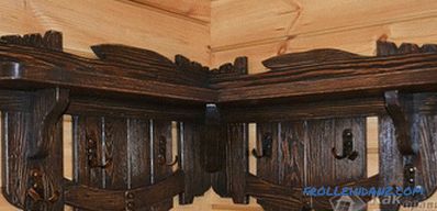 Appendiabiti da parete con le tue mani - come realizzare una gruccia per i vestiti nel corridoio di legno (+ foto)