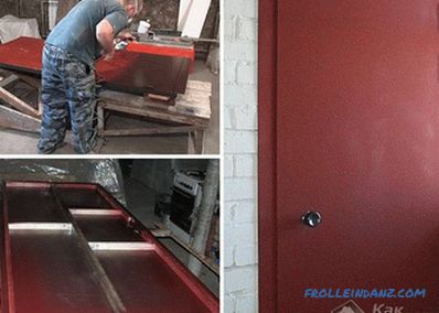 Come dipingere una porta di metallo - tecnologia di auto-verniciatura