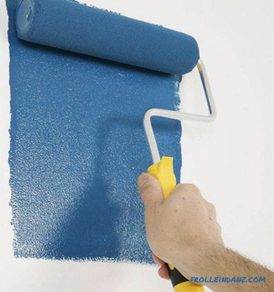 Come dipingere le pareti e il rullo del soffitto + foto, video