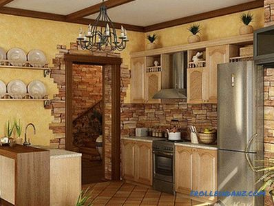 Il design delle pareti in cucina - in dettaglio sul design del muro della cucina + foto