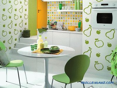 Il design delle pareti in cucina - in dettaglio sul design del muro della cucina + foto