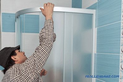 Installate voi stessi una cabina doccia - istruzioni dettagliate + foto
