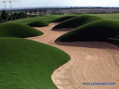 Geoplastica nella progettazione del paesaggio - la produzione di colline artificiali (+ foto)