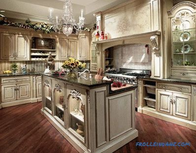 Interior design della cucina in stile provenzale: segreti e idee fotografiche