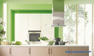 Colore pistacchio negli interni - cucina, soggiorno o camera da letto e una combinazione con altri colori