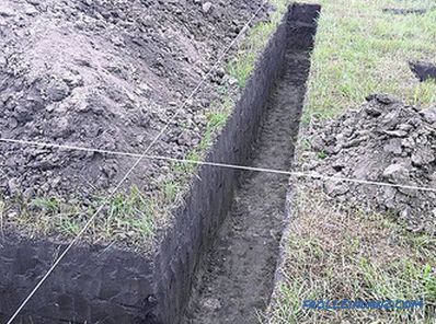 Come scavare una fossa per la fondazione, rifornimento d'acqua