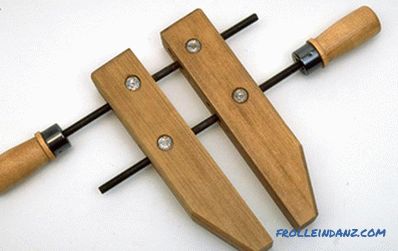 Morsetti in legno fai-da-te: strumenti, processo tecnologico