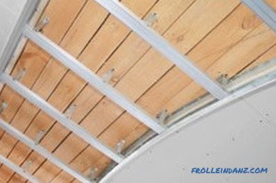 Fissare il cartongesso a un soffitto in legno: opzioni