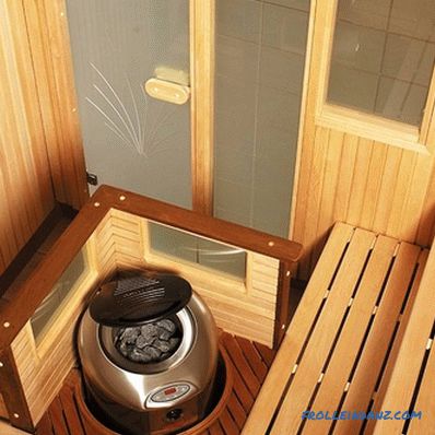Sauna in appartamento con le proprie mani
