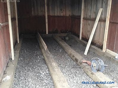 Come fare un pavimento di legno nel garage con le proprie mani