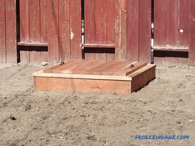 Come realizzare una sandbox per bambini in campagna oa casa + Foto