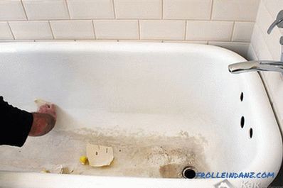 Ripristino dello smalto del bagno - restauro del bagno a casa