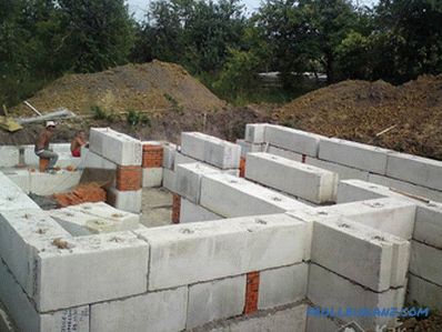 Le fondamenta per una casa di mattoni - tipi di fondazioni sotto il mattone