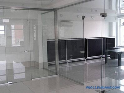 Pareti di vetro nell'appartamento - interno appartamento (+ foto)